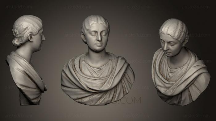 Busts and heads antique and historical (BUSTA_0433) 3D model for CNC machine